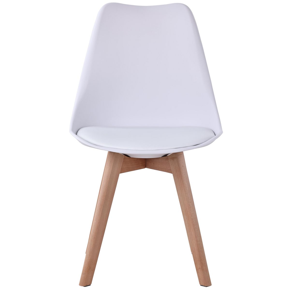 JUST HOME COLLECTION - Silla Karmela Cooper Blanco 80x47x50 cm
