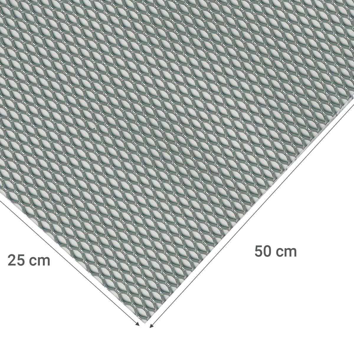 ALFER - Lamina desplegada aluminio 25x50 cm