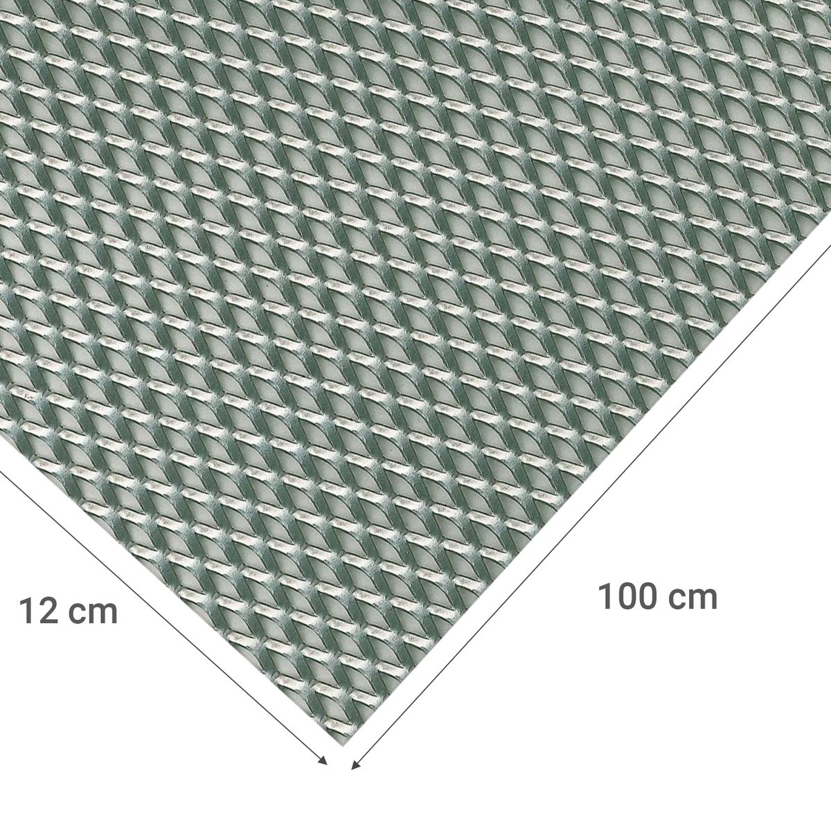 ALFER - Lamina desplegada acero 12x100 cm