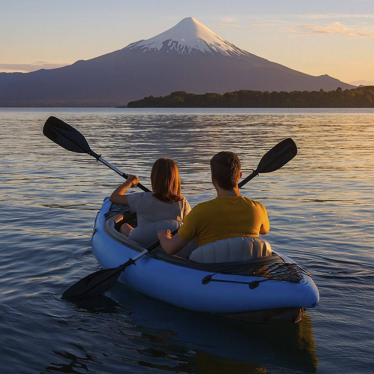 BESTWAY - Kayak Doble Inflable 2 Persona(s) 331x88 cm Azul/Gris