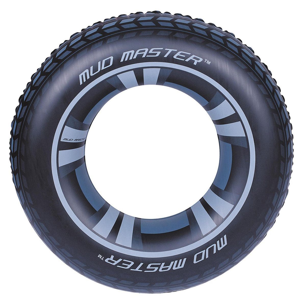 BESTWAY - Flotador Neumático Negro 91x19x91 cm