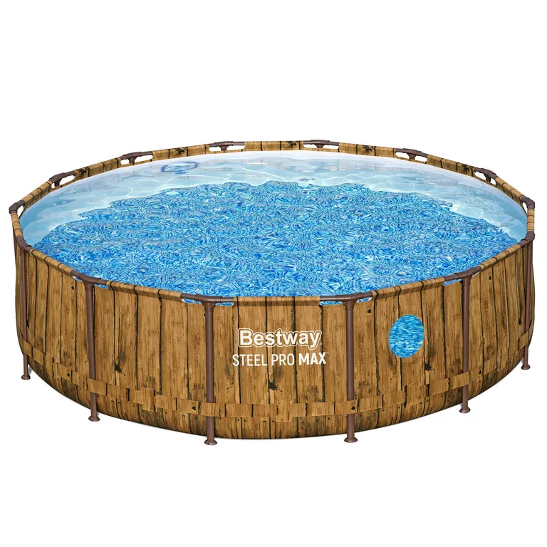 Piscina Estructural 427x427x107 cm 13030 l + Bomba + Filtro + Escalera + Cobertor