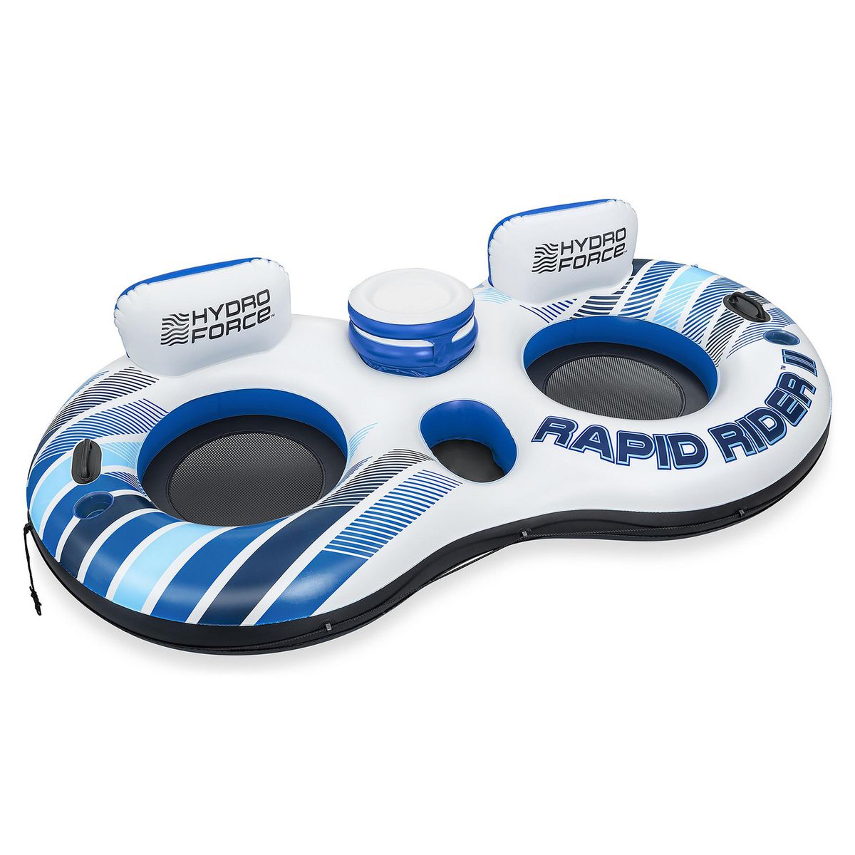 BESTWAY - Flotador Inflable Doble Azul/Blanco 122x50x240 cm