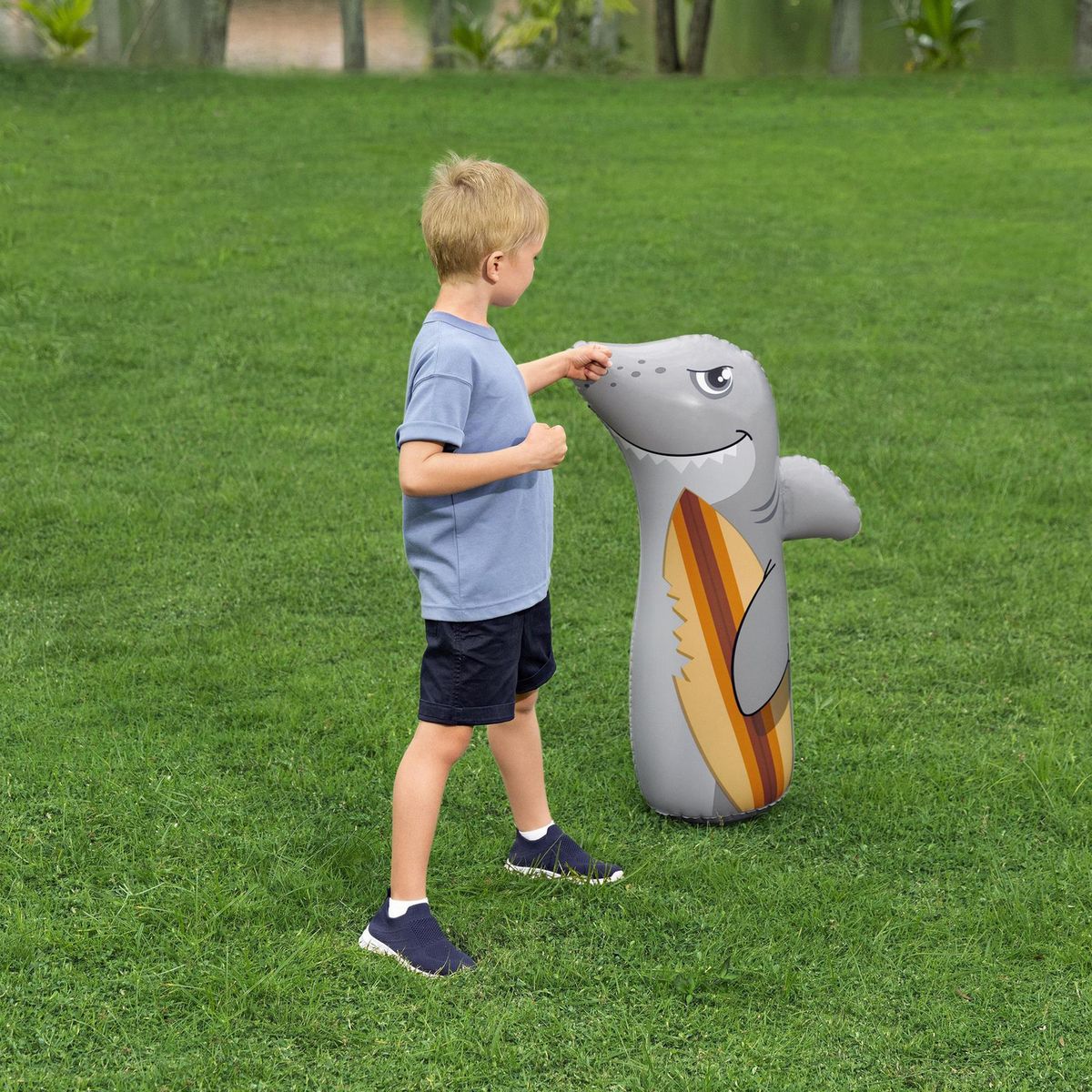 BESTWAY - Porfiado Inflable Animales Diseños Surtidos 26x89x51 cm