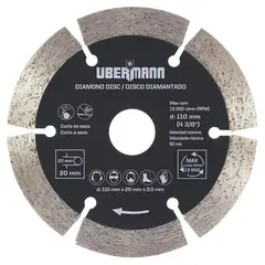 UBERMANN - Disco Diamantado marmol 110 mm