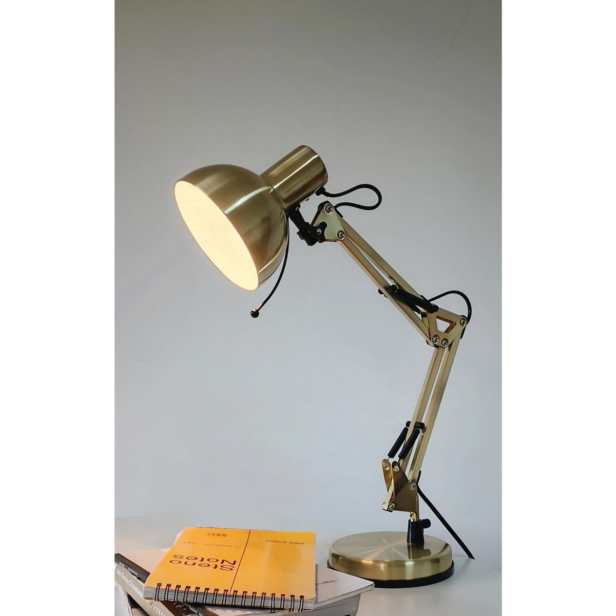 JUST HOME COLLECTION - Lámpara escritorio Modern Amarillo 16x37 cm