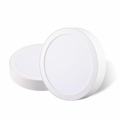 Imagen 2 del producto Pack 2 Panel Led Sobrepuesto Circular Blanco 18W Luz Cálida