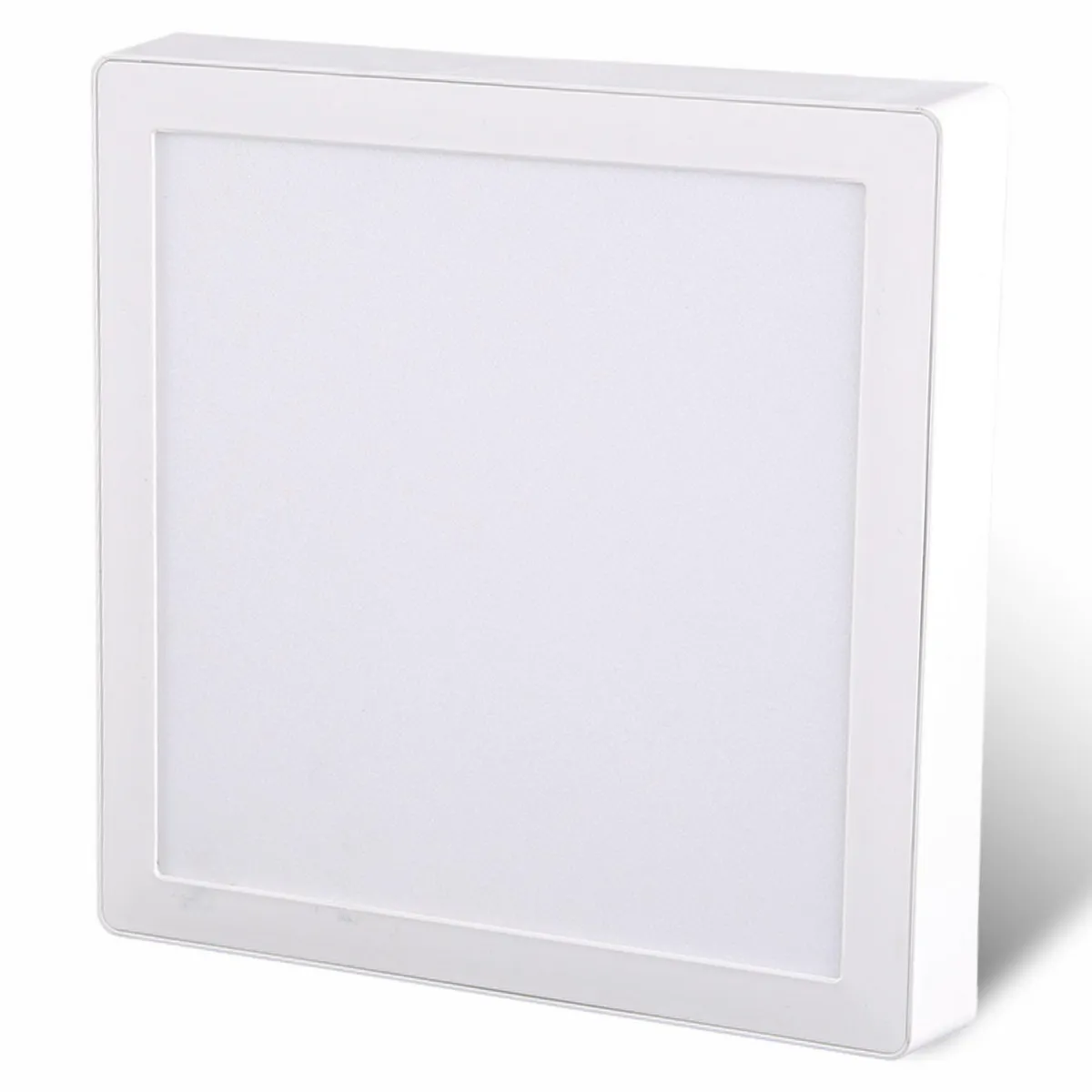 DAIRU - Panel Led Sobrepuesto Cuadrado Blanco 24W Luz Cálida