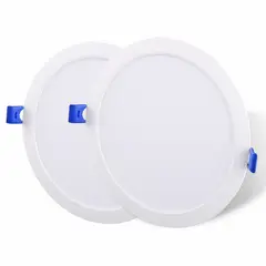 DAIRU - Set 2 paneles led empotrado Plástico Blanco