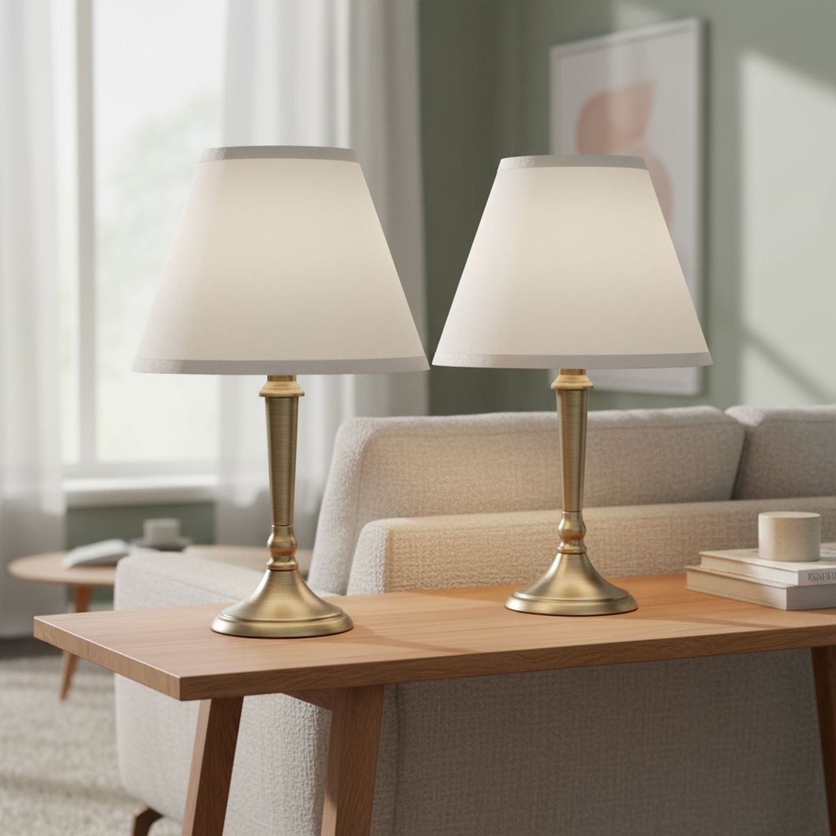 JUST HOME COLLECTION - Pack 2 lámparas mesa New lille x