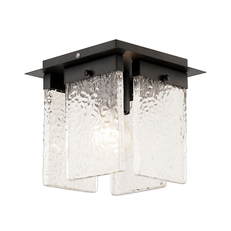JUST HOME COLLECTION - Lámpara Colgar Led Ruba Luz Cálida Negro