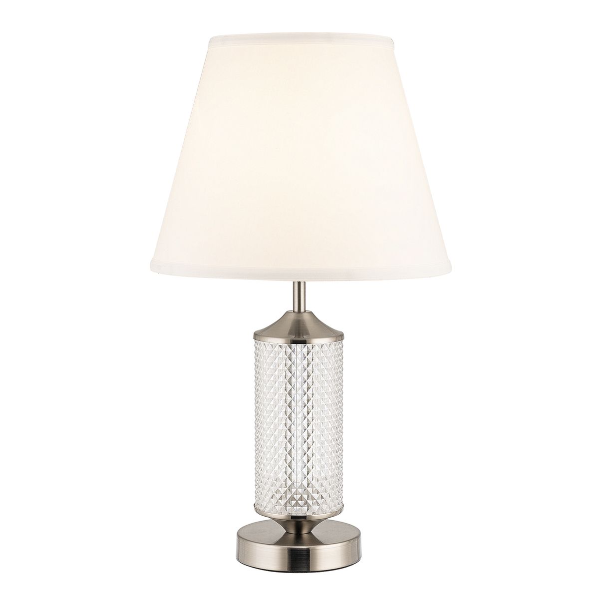 JUST HOME COLLECTION - Lámpara Mesa Clara Blanco 30x51 cm