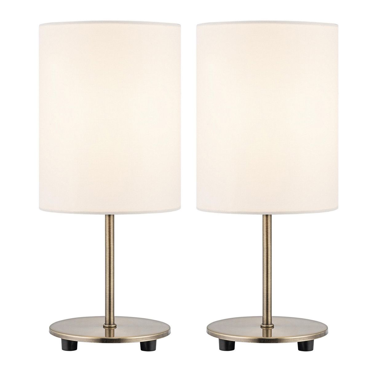 CASA BONITA - Pack de 2 Lámparas Mesa New Niza E27