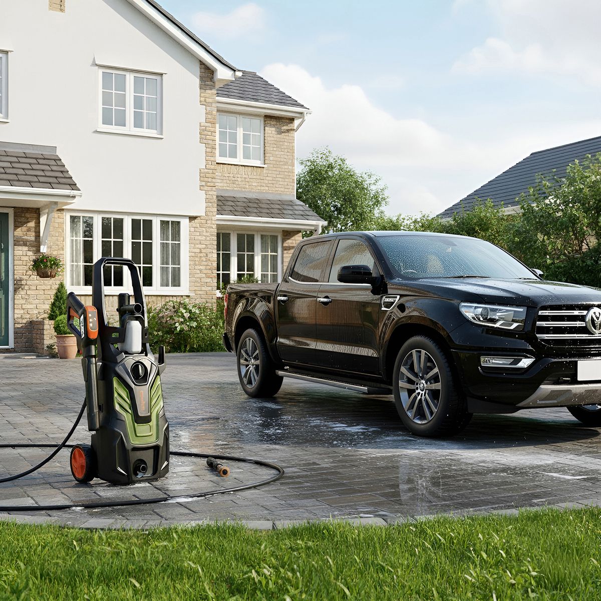 BAUKER - Hidrolavadora Eléctrica 1700 W 1885 Psi YLQ4506H130