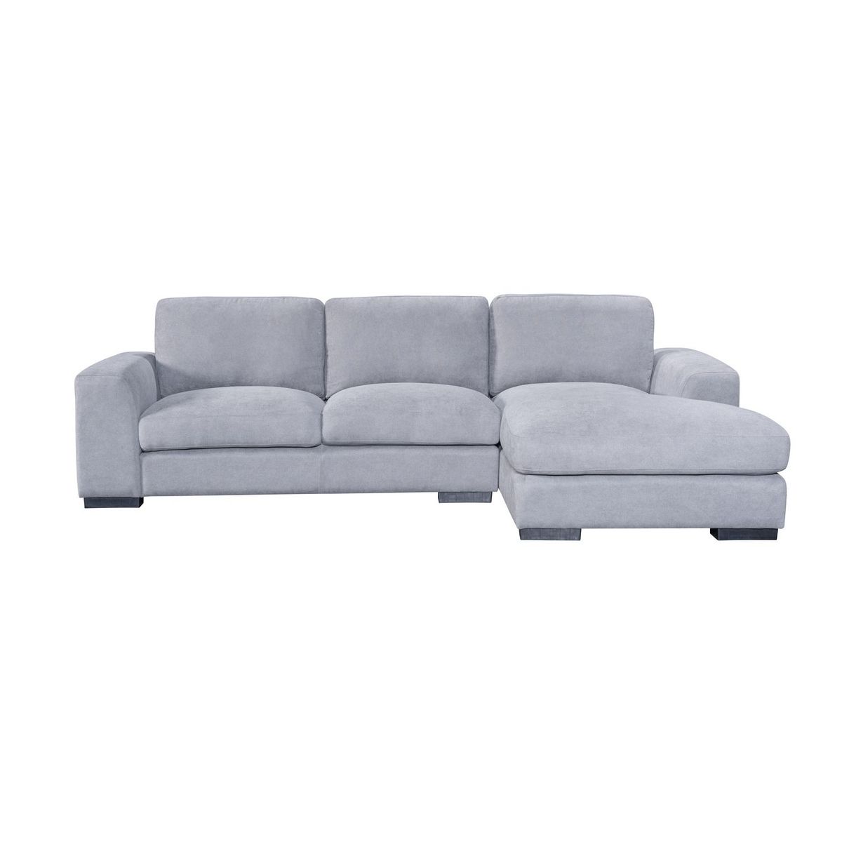 Sofá Seccional 4 Cuerpos Derecho Nube 293x89x178 cm Taupe, marca JUST HOME COLLECTION - Foto 2