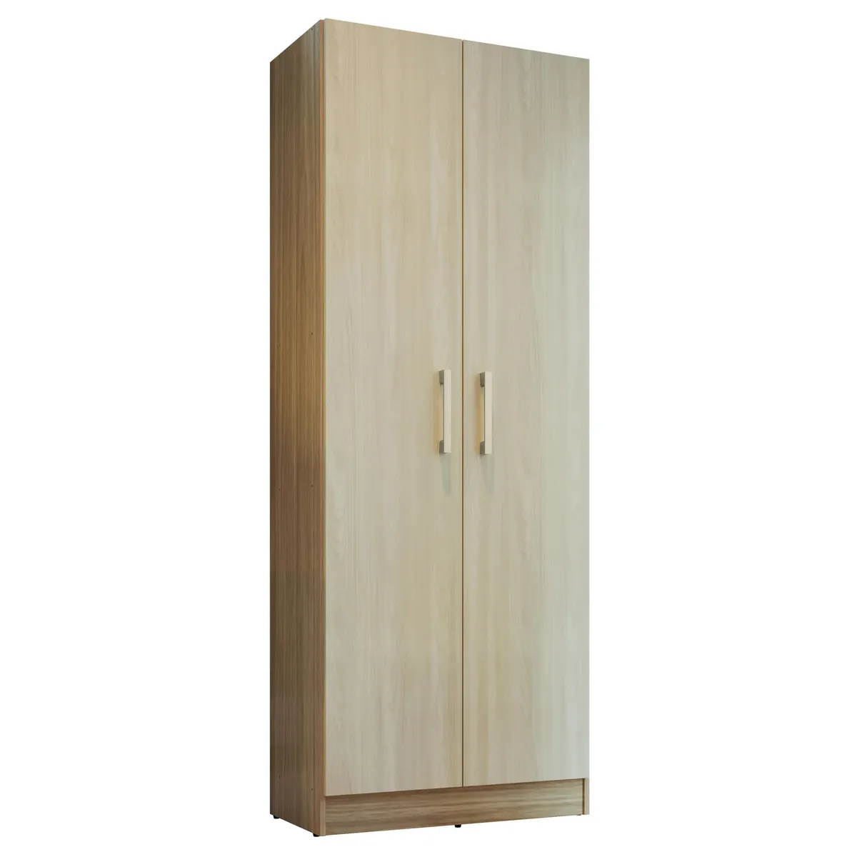JUST HOME COLLECTION - Mueble Cocina Despensa 2 Puertas Color Madera 160x61 cm