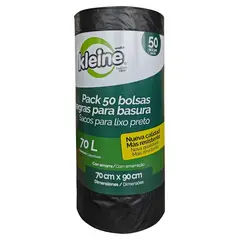 KLEINE WOLKE - Bolsa de basura 70 cm x 90 cm 70 Litros 50 unidad(es)