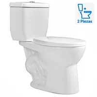 Sanitario Two piece a Piso 30,5 cm 9 Litros Dual Blanco