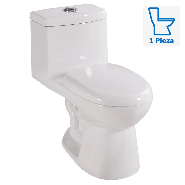 One Piece One piece a Piso 30,5 cm 6 Litros Riva Blanco