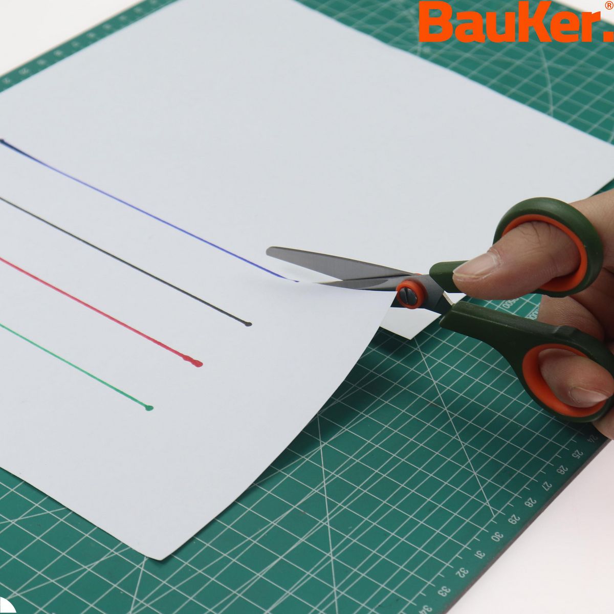 BAUKER - Tijera Punta Roma Basica 140 mm