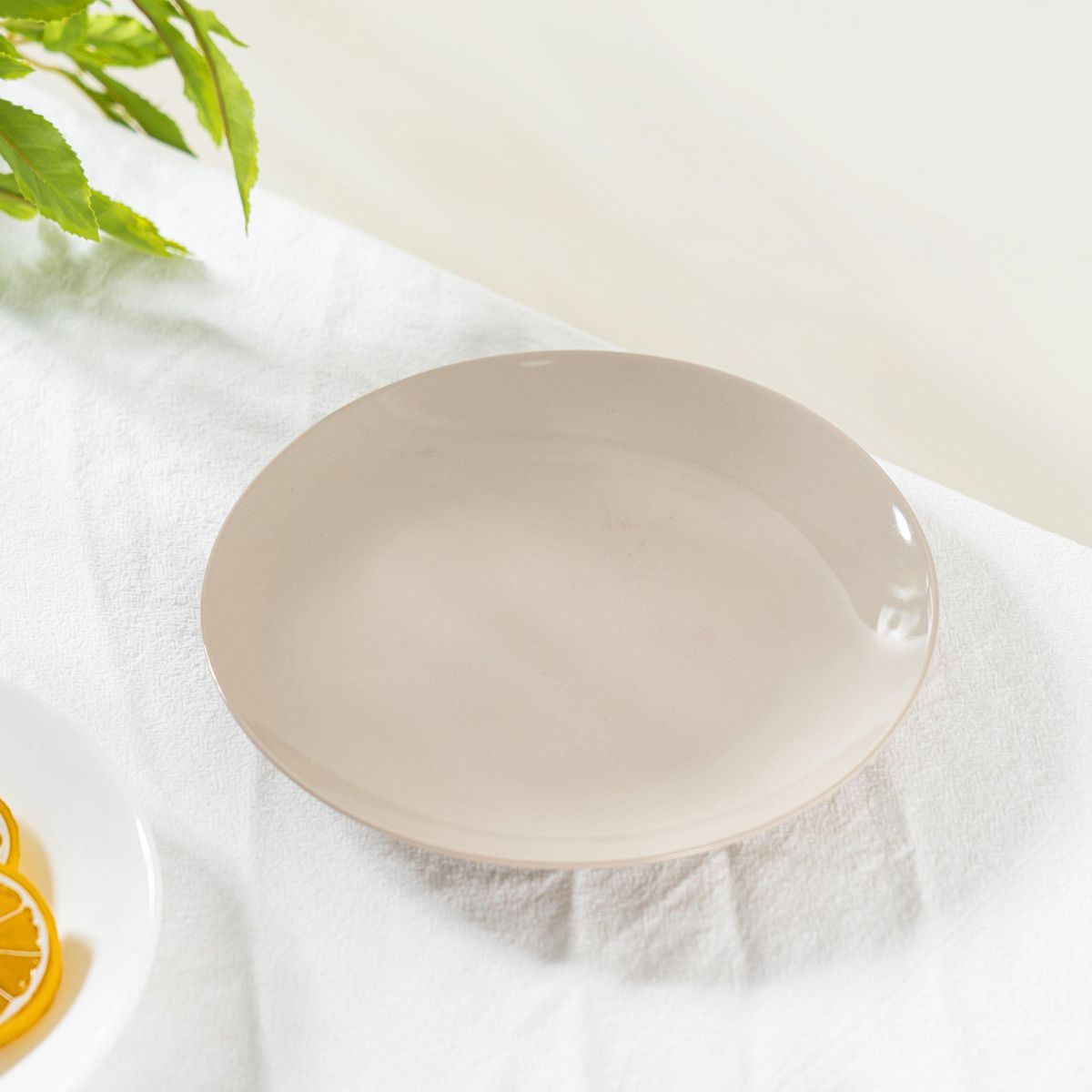 JUST HOME COLLECTION - Plato 18.9 cm Cerámica Picnic Taupe