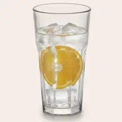 JUST HOME COLLECTION - Vaso Alto de Vidrio 645 ml Transparente