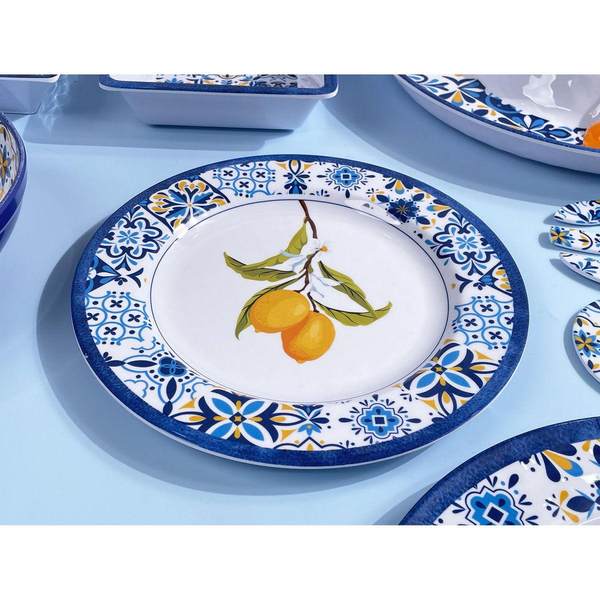 JUST HOME COLLECTION - Plato 23 cm Melamina Toscan Blanco