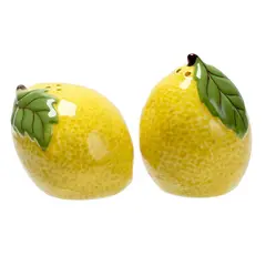JUST HOME COLLECTION - Salero y pimentero diseño limón