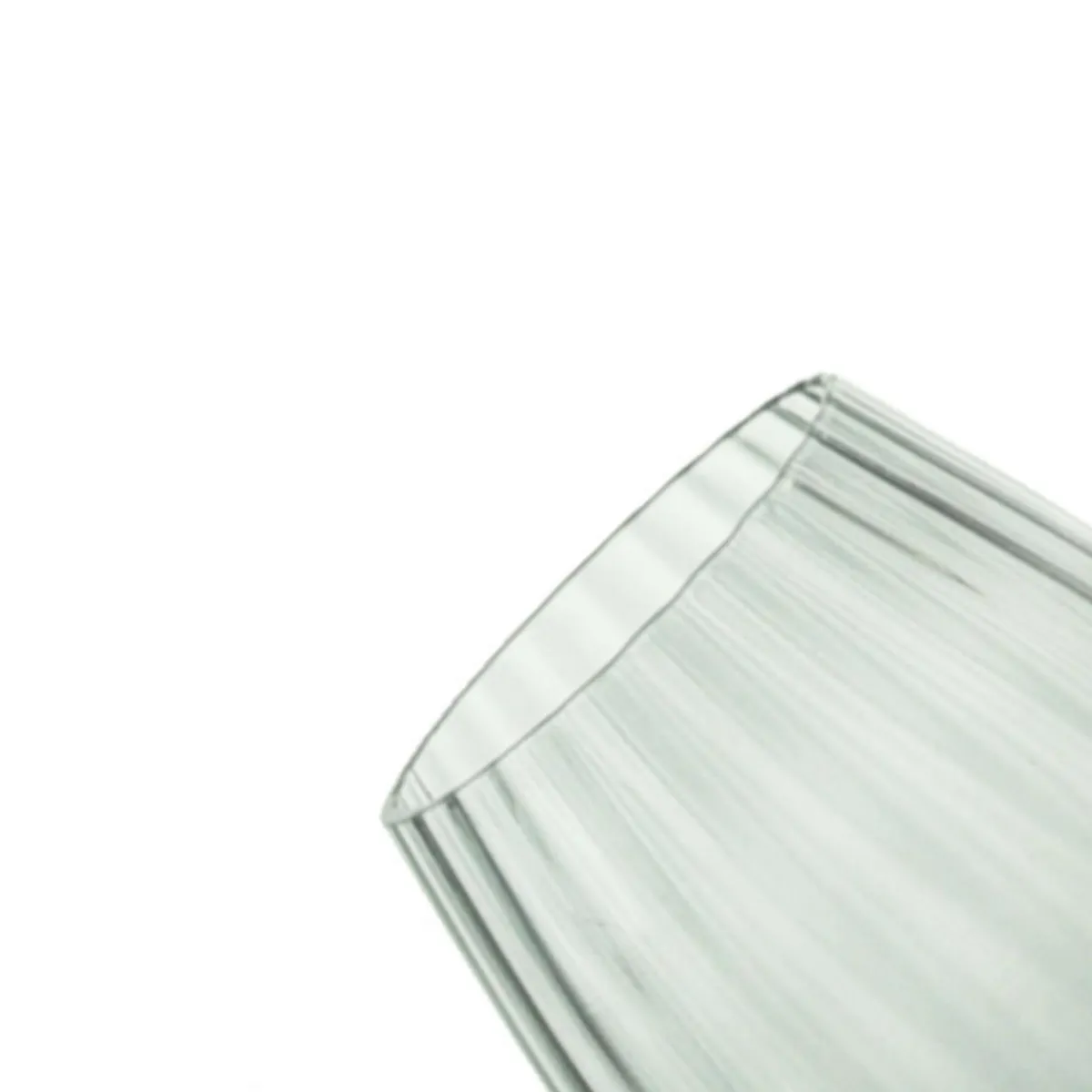 JUST HOME COLLECTION - Vaso Alto de Vidrio 530 ml Gris