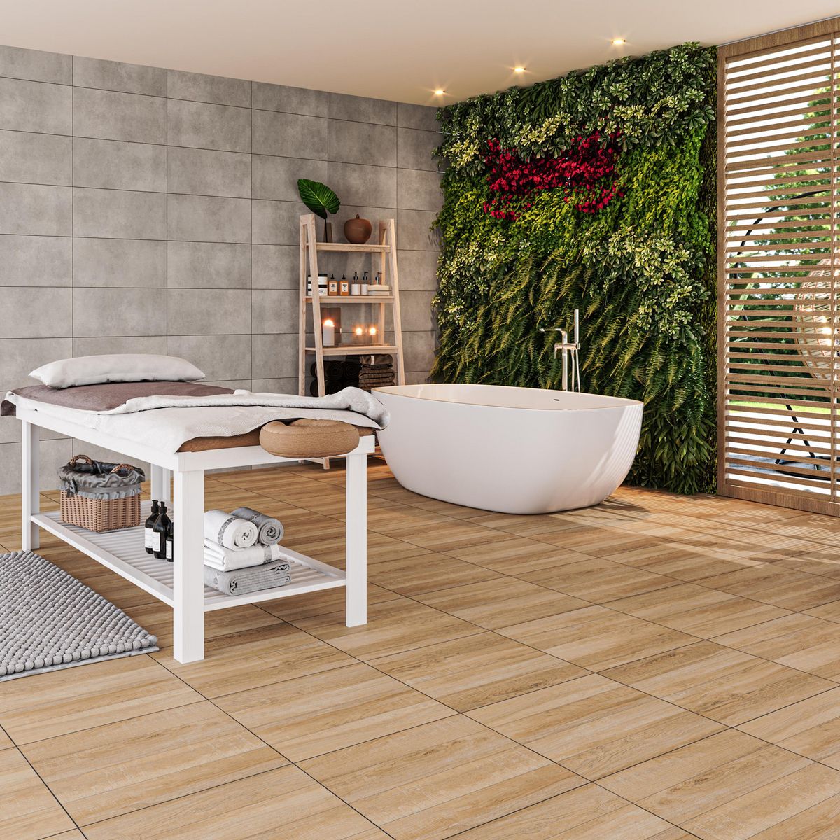 HOLZTEK - Cerámica 50x50 cm Amazonia Caramelo 2.5 m2