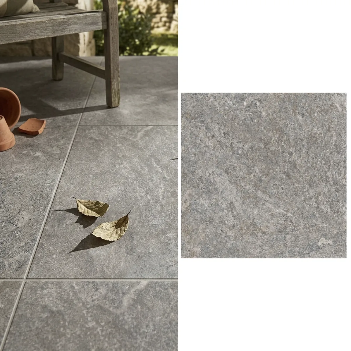 Cerámica 60x60 cm Amalfi Grigio Gris 2.88 m2, marca HOLZTEK - Foto Principal