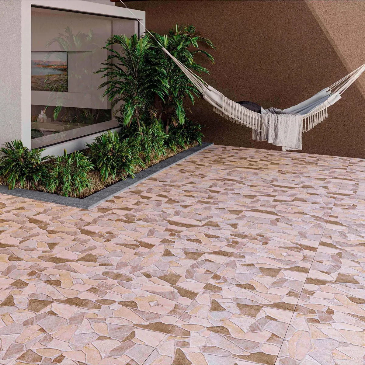 HOLZTEK - Cerámica 53x53 cm Mykonos Café Mix 2.81 m2