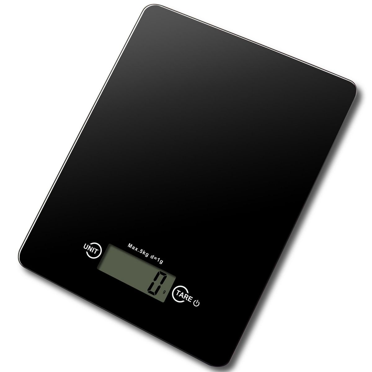 JUST HOME COLLECTION - Balanza Báscula digital 5 kg Negro