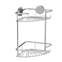 Esquinero de ducha cromada 2 niveles