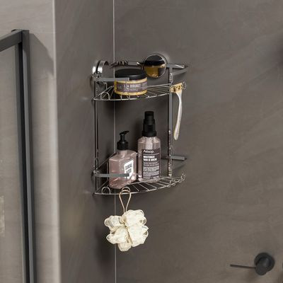 Imagen 2 del producto Esquinero de ducha cromada 2 niveles