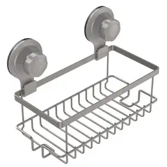 JUST HOME COLLECTION - Organizador de ducha succión taupe