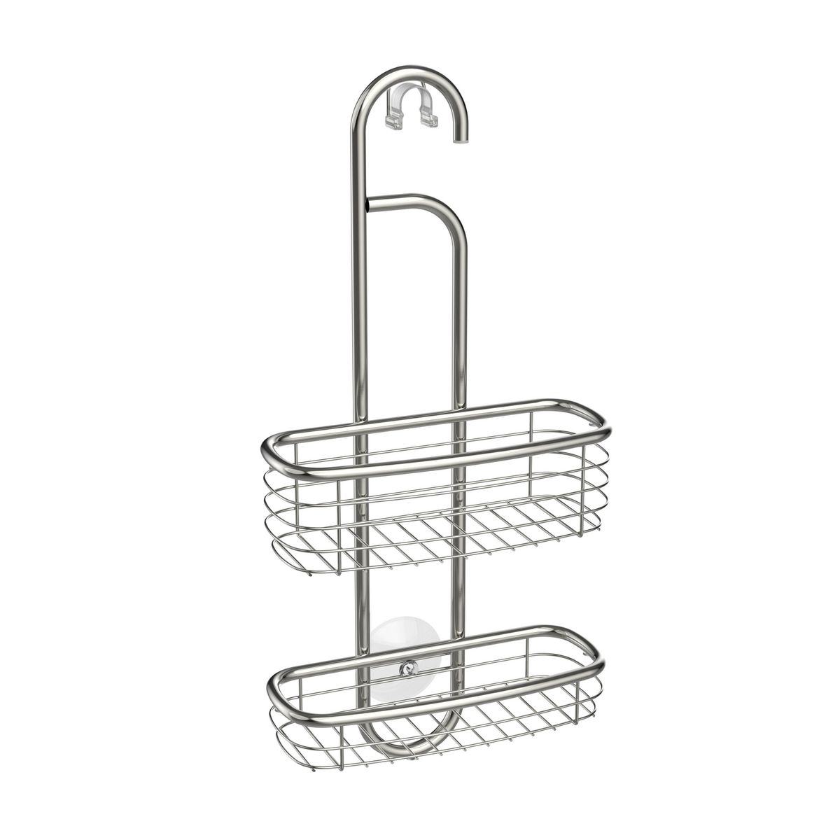 JUST HOME COLLECTION - Champucera 2 niveles cromada