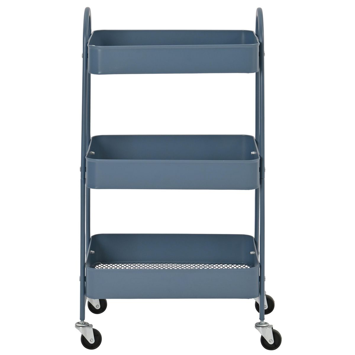 JUST HOME COLLECTION - Carrito multiuso con rueda azul