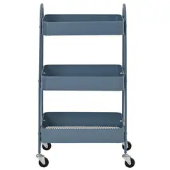 JUST HOME COLLECTION - Carrito multiuso con rueda azul