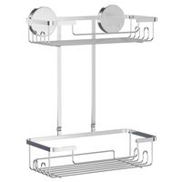Organizador de ducha 2 niveles cromado