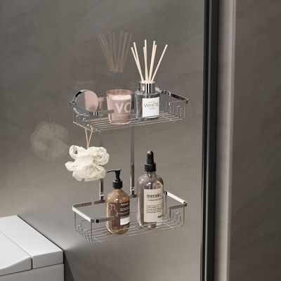 Imagen 2 del producto Organizador de ducha 2 niveles cromado