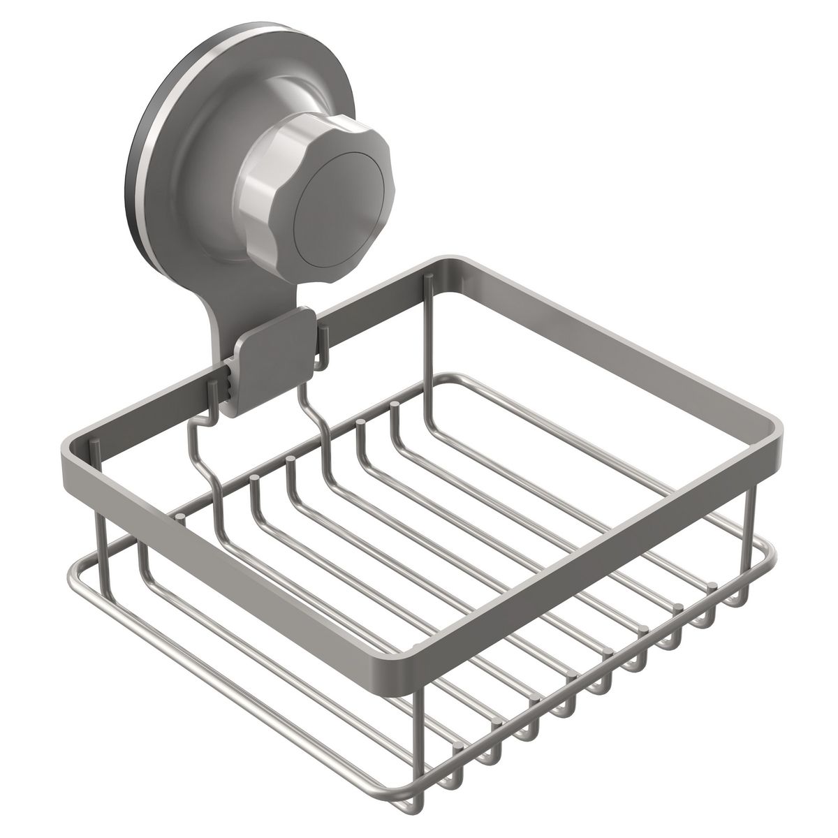 JUST HOME COLLECTION - Organizador de ducha succión taupe