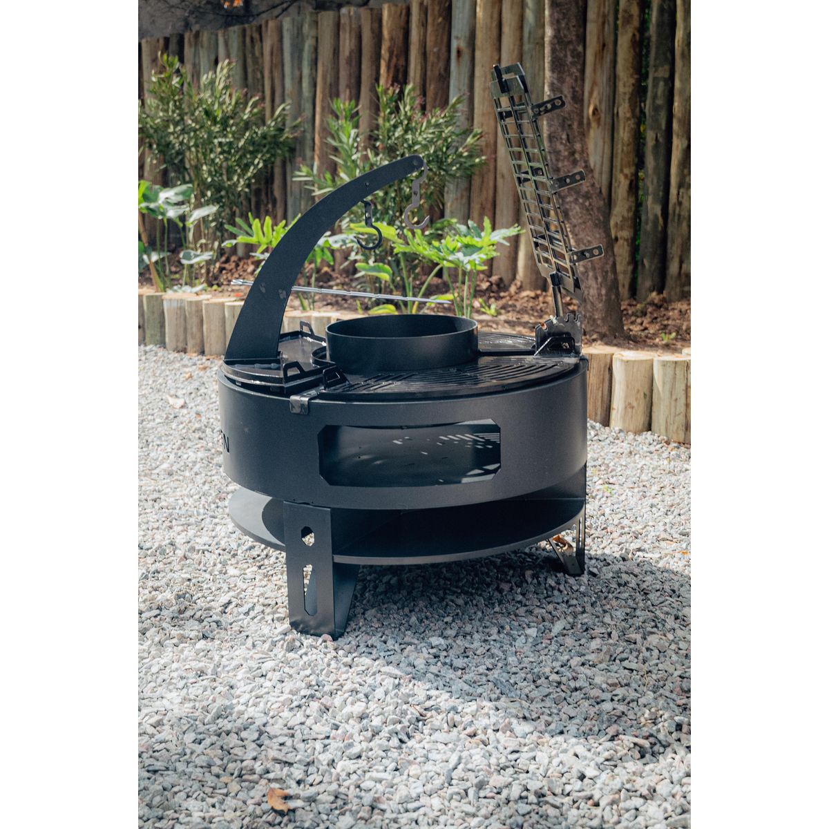 TROMEN - Parrilla a Carbón Duomo Ceibo Tromen Acero Carbono