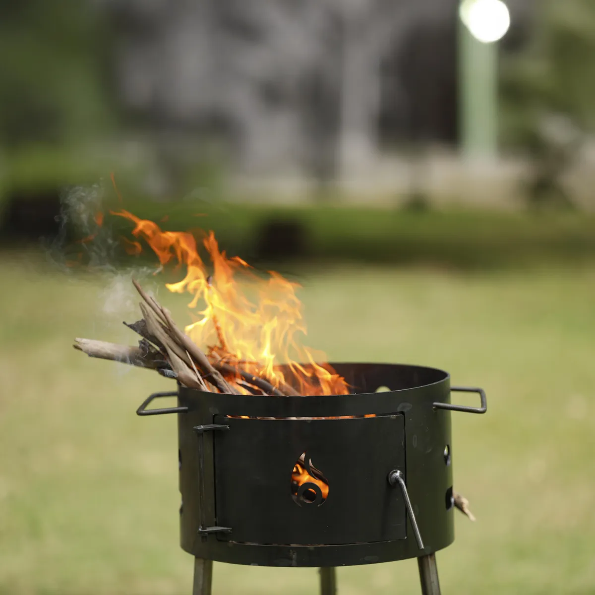 TROMEN - Parrilla a Carbón Duomo 380 Tromen Acero Carbono