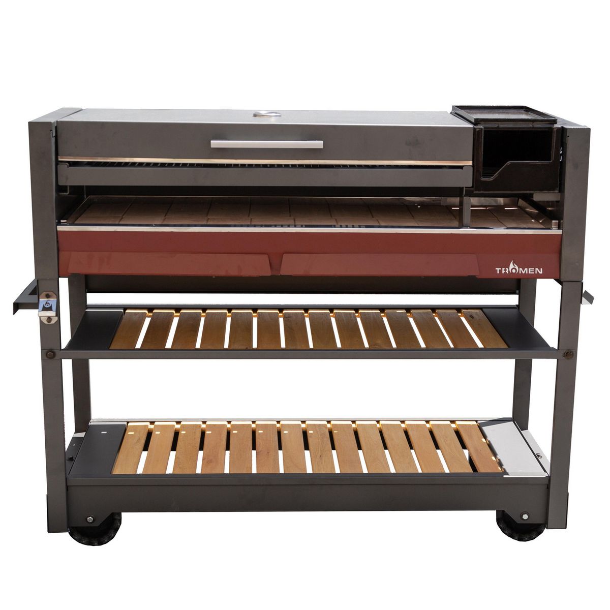 TROMEN - Parrilla a Carbón Federal Tromen Acero Carbono