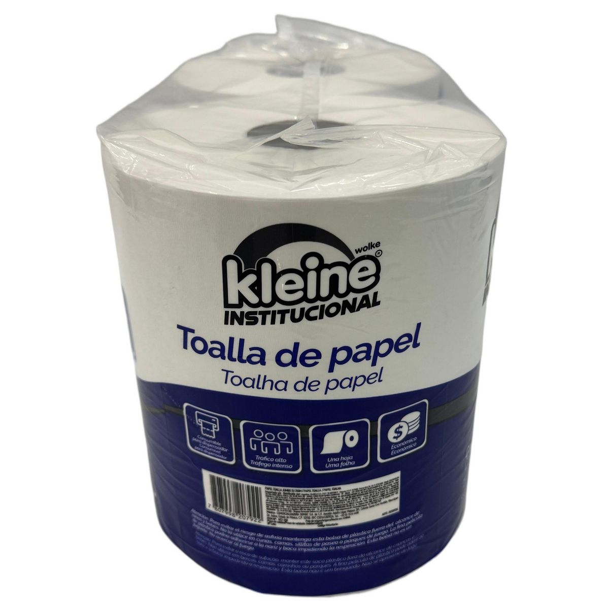 KLEINE WOLKE - Toalla de Papel 2 rollos 250 m para Dispensador de Papel