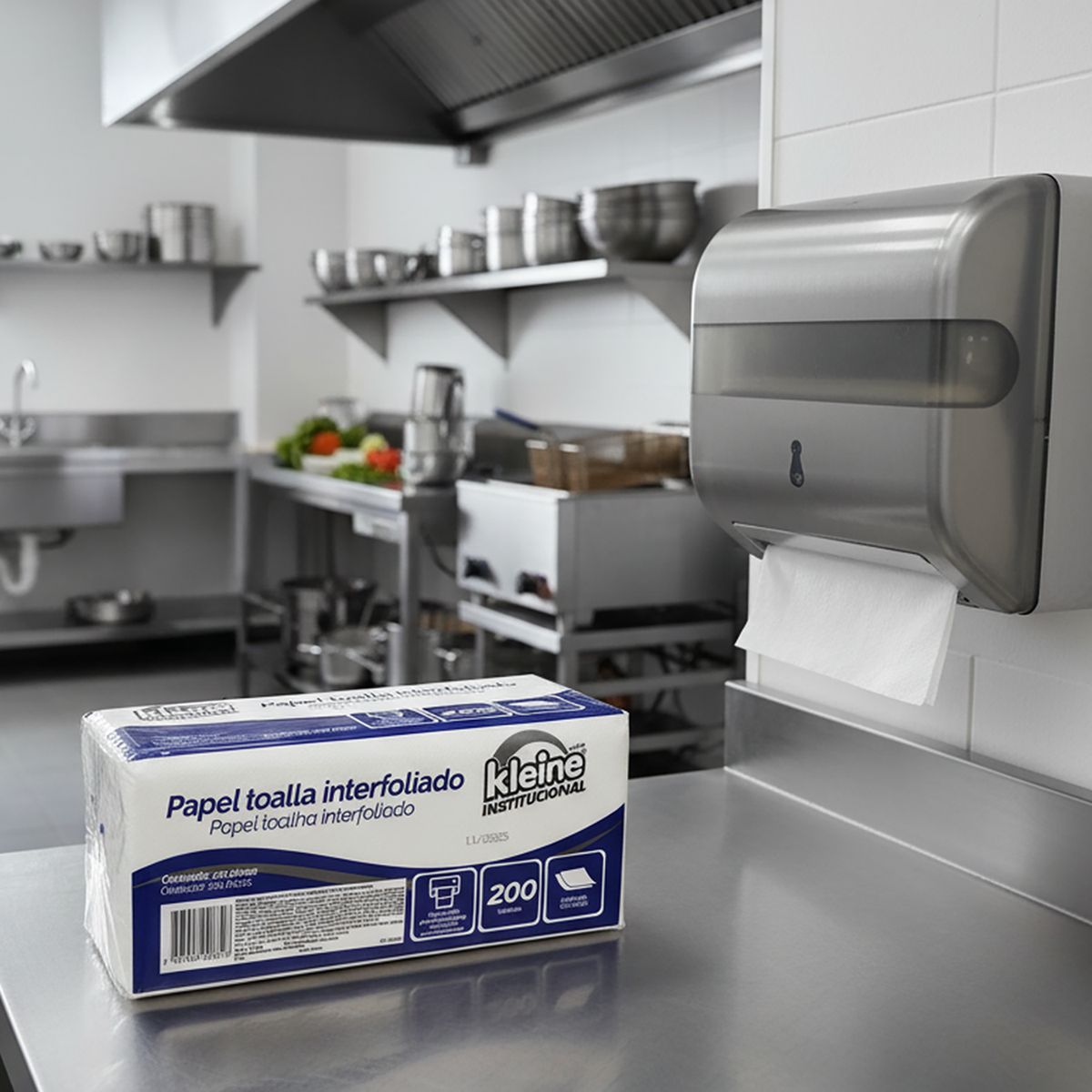 KLEINE WOLKE - Toalla Interfoliada para Dispensador 200 hojas 1 unidad