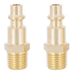 UBERMANN - Acomple rápido 1/4" macho 2 piezas
