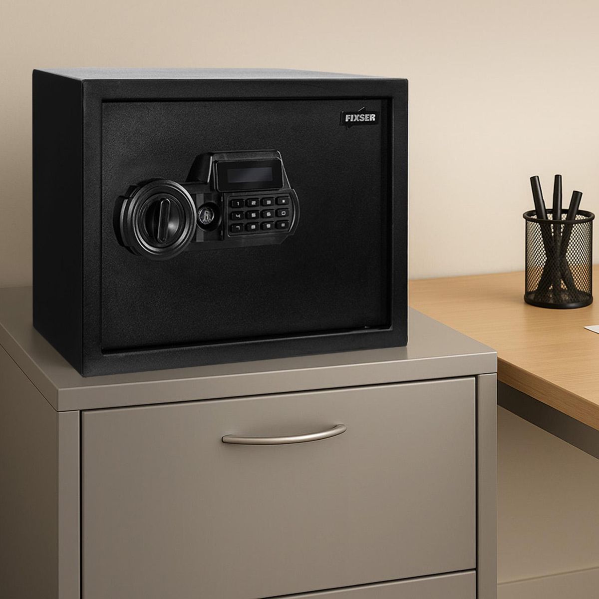 FIXSER - Caja Seguridad Digital 27 l