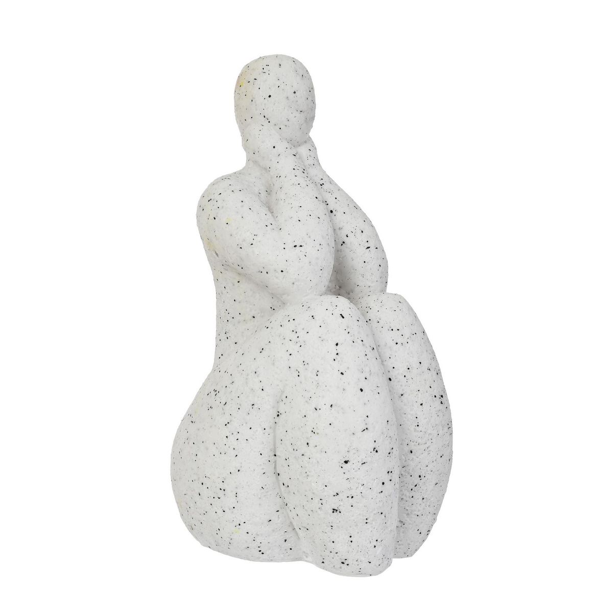 JUST HOME COLLECTION - Figura resina Blanco 22x12 cm